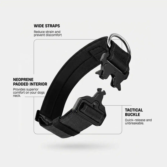 Tactical Dog Collar - Black