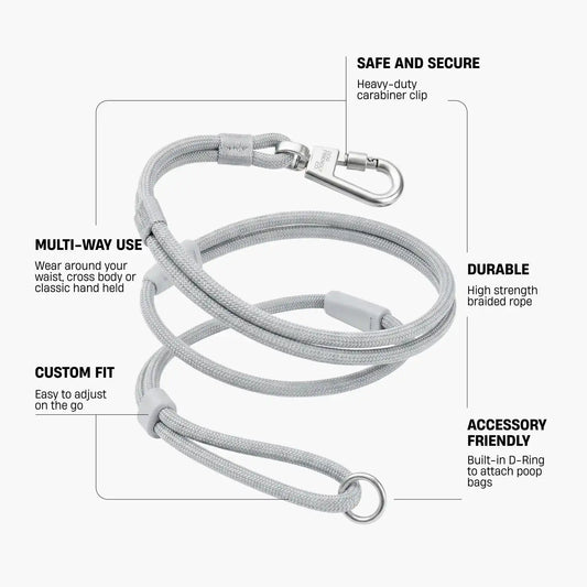 Hands Free Leash - Grey Camo