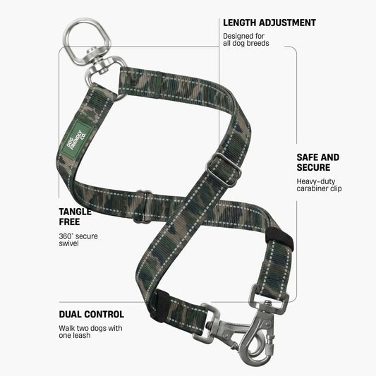 Leash Splitter - Green Camo