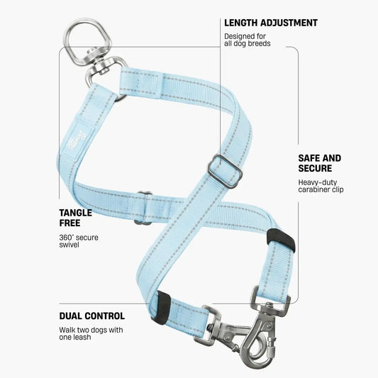 Leash Splitter - Sky Blue