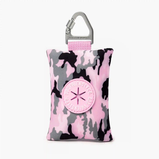 Dog Poop Bag Holder - Pink Camo