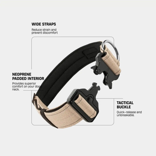 Tactical Dog Collar - Brown