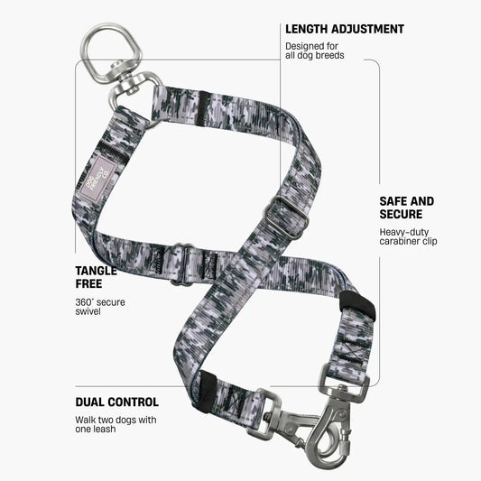 Leash Splitter - Grey Camo