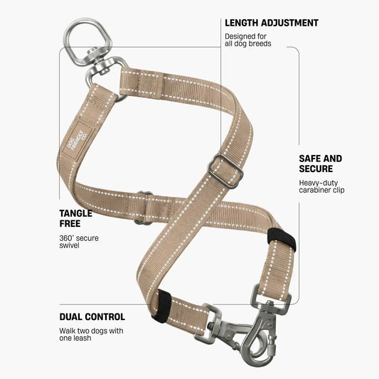 Leash Splitter - Brown