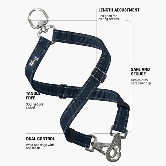 Leash Splitter - Navy Blue