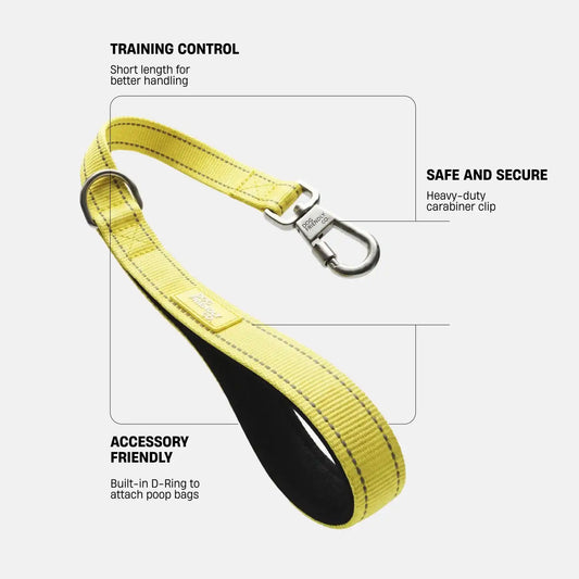 Short Trainer Dog Leash - Yellow