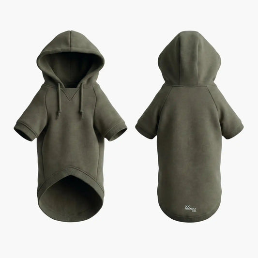 Signature Dog Hoodies - Khaki
