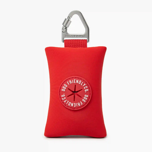 Dog Poop Bag Holder - Red
